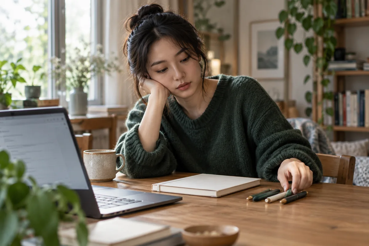 AI 生成的文章配图:明明知道要做,为什么还是一直拖延?