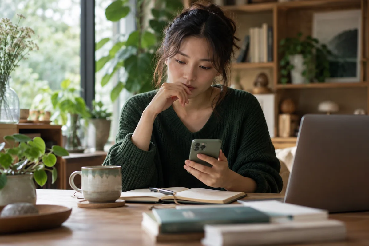 AI 生成的文章配图:总是先照顾别人,怎样看见自己的边界?