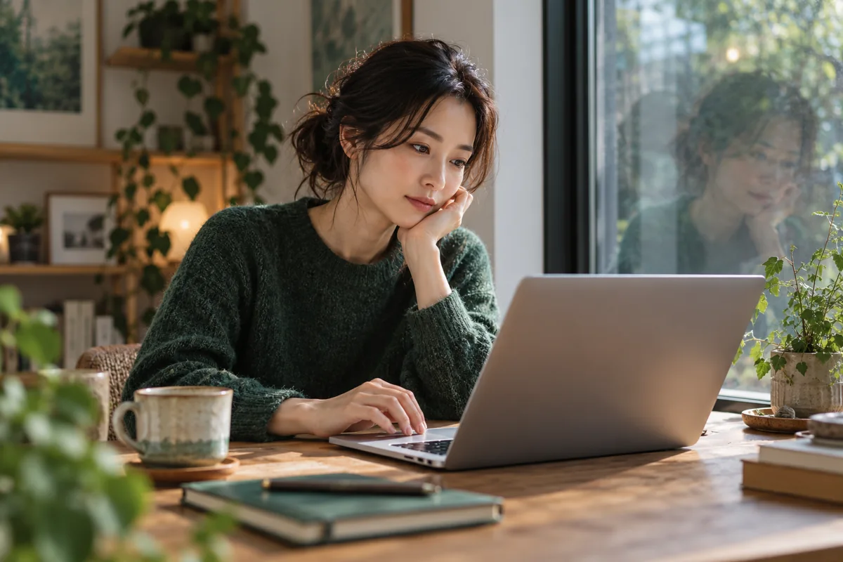 AI 生成的文章配图:“我知道不该这样想,却停不下来”:如何看待反复出现的想法?